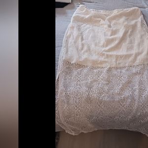 Plus-sized maxi skirt